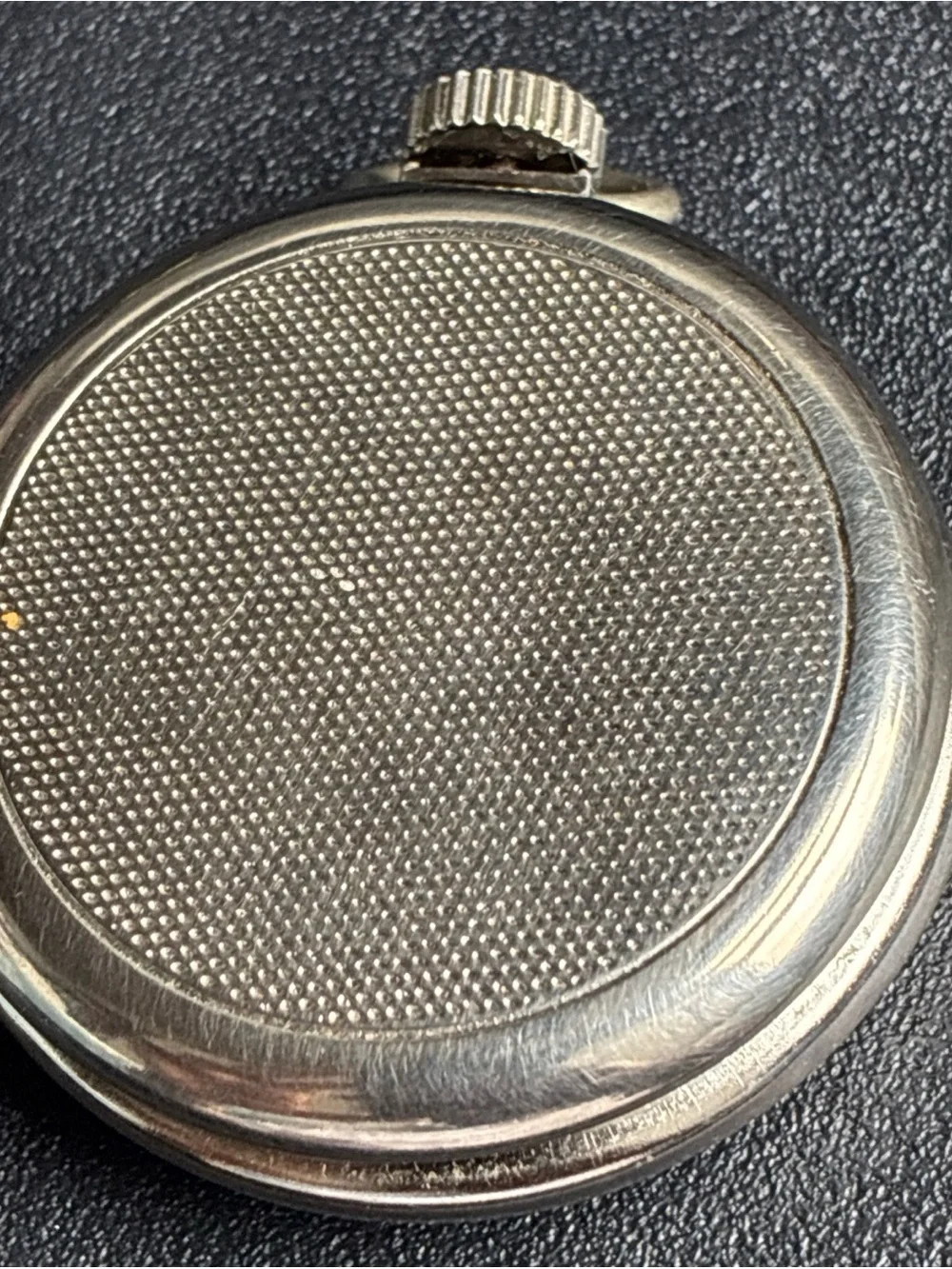 Westclox Bulls Eye Mechanical Pocket Watch Vintage, Manual Wind, USA Runs